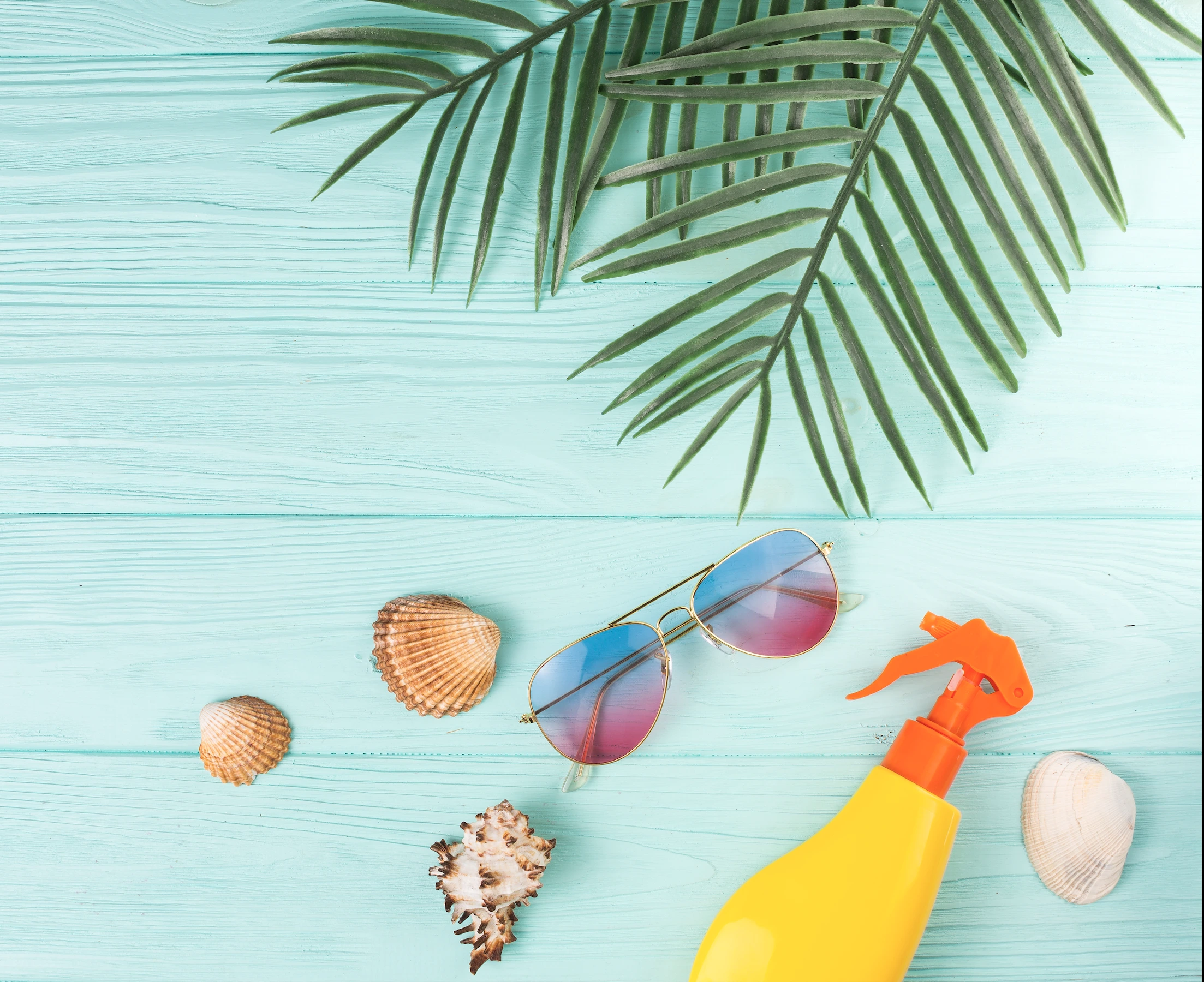 Soins de la peau d'été sans produits chimiques