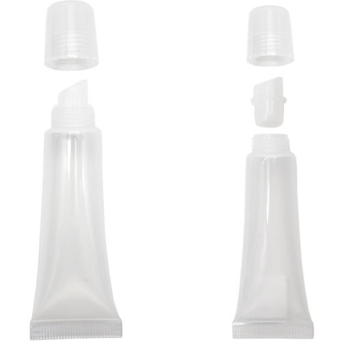 Tube en plastique pour le soin des lèvres, transparent, 15 ml