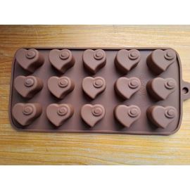 Moule en silicone pour chocolats ou savons - cœur