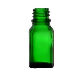 Flacon en verre sans bouchon vert, 10 ml