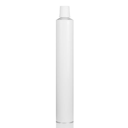 Tube en aluminium avec bouchon, blanc, 30 ml