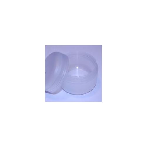 Pot en plastique plus haut pour crème, transparent, 50 ml