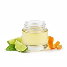 Citron vert, basilic et mandarine, parfum de bougie