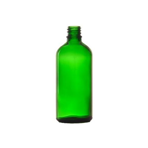 Bouteille en verre sans couvercle, verte, 100 ml