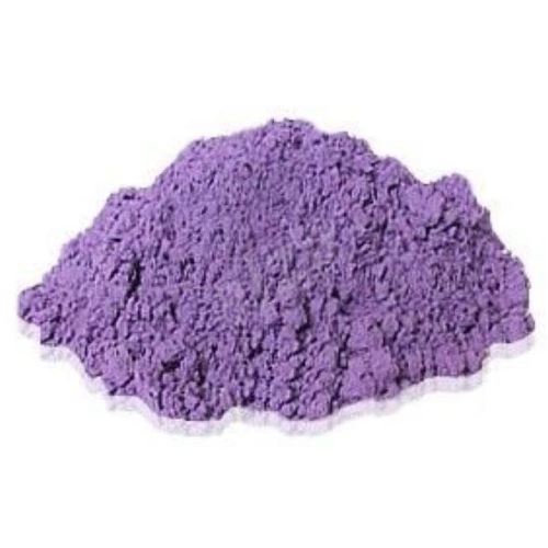 Oxydes colorés - violet outremer, nuances bleues
