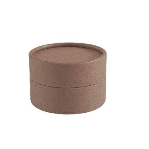 Emballage rond en papier avec couche de kraft ciré, 100 ml