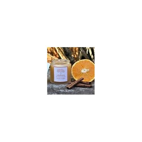 Bougie parfumée au soja - Orange et cannelle, 100 g