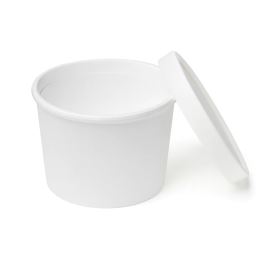 Emballage plastique blanc pour crème, boîte à pommade 100 ml