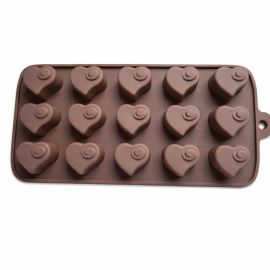 Moule en silicone pour chocolat ou savon - cœur