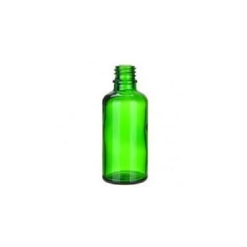 Bouteille en verre sans couvercle, verte, 50 ml