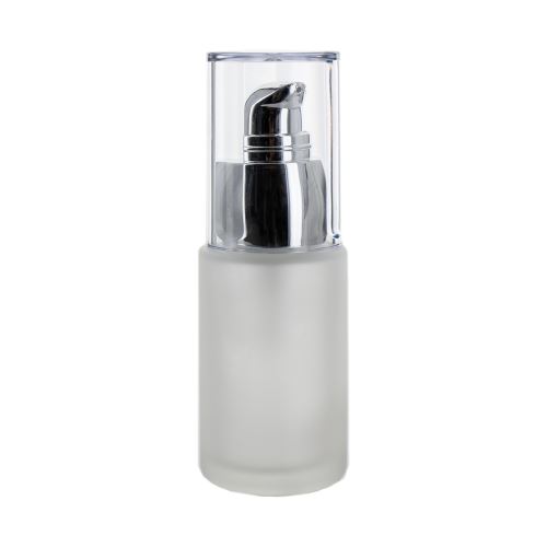 Flacon en verre avec pompe transparent, 30 ml