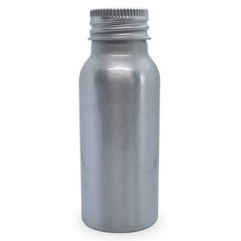 Flacon en aluminium avec bouchon en aluminium, 50 ml