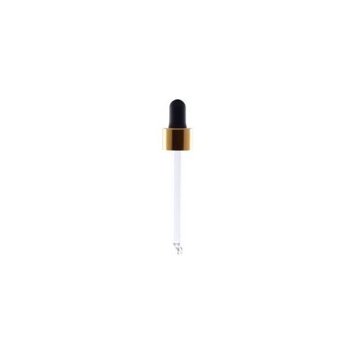 Pipette pour flacon de 50 ml, noir/or