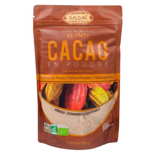 Cacao BIO, variété Criollo 250g