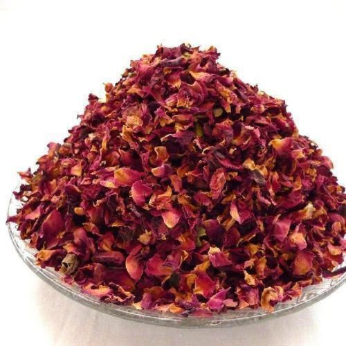 Tranches de fleur de rose