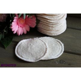 Tampons démaquillants biologiques, 2 pièces