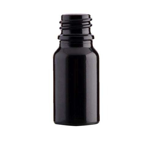 Flacon en verre, noir, 10 ml