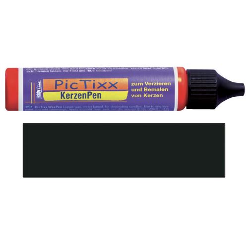 Stylo à cire pour peindre des bougies 29 ml, noir