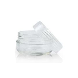 Pot de crème en plastique , transparent, 5 ml