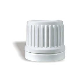 Bouchon avec bague de fermeture sans compte-gouttes, blanc