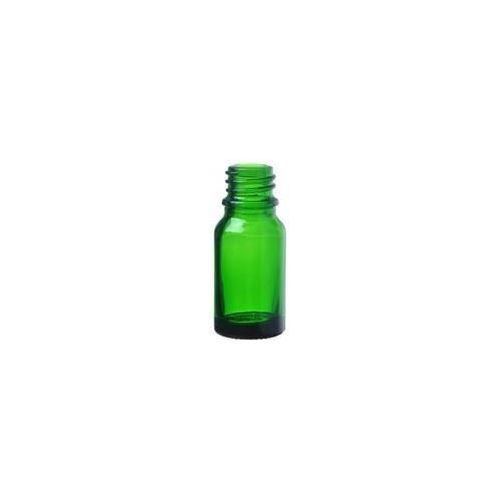 Bouteille en verre sans couvercle, verte, 10 ml