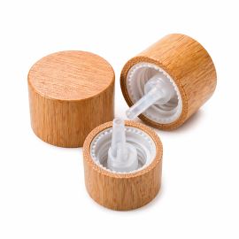 Bouchon de bouteille en bambou avec compte-gouttes, 1 pièce