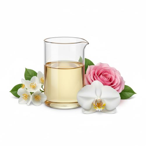 Parfum cosmétique antiallergique au jasmin, à la rose et à l'orchidée