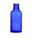 Bouteille en verre sans couvercle, bleue, 30 ml, 1 pc