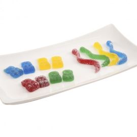 Moule en silicone - ours /vers de terre