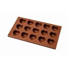 Moule en silicone pour chocolat ou savon - cœurs
