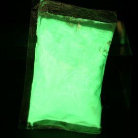 Pigment photoluminescent pour bougies ou savons - jaune-vert, 10 g