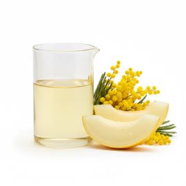 Mimosa et melon jaune, parfum cosmétique