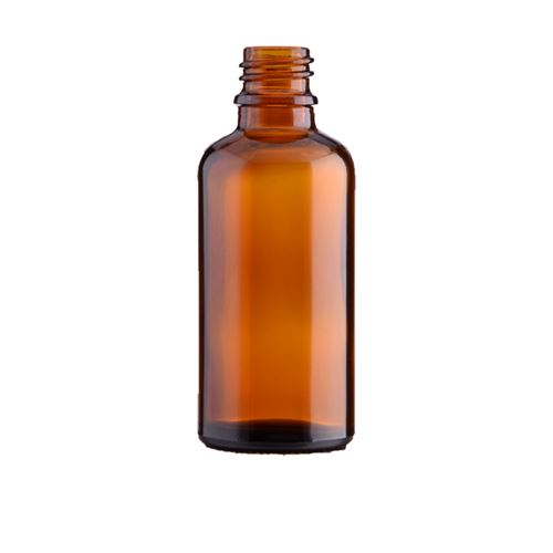 Bouteille en verre sans couvercle, marron,50 ml