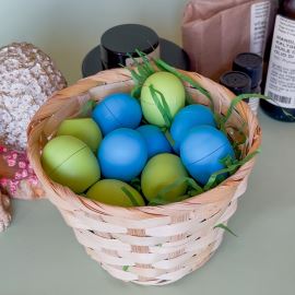 Parfum solide dans un œuf