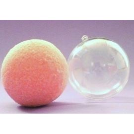 Moule en plastique à bombe de bain, 6 cm