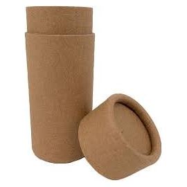 Flacon de déodorant en papier, extensible, marron, 60 ml