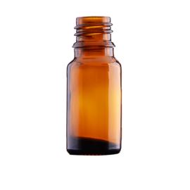 Flacon en verre sans bouchon brun, 10 ml