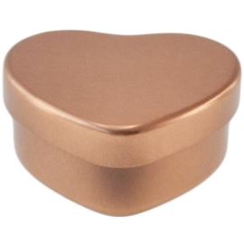 Pot avec couvercle en forme de cœur, rose, environ 20 ml
