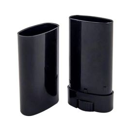 Flacon en plastique pour déodorants solides, plat, noir, 15 ml