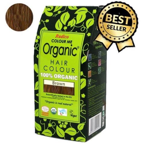 Radico Coloration naturelle des cheveux BIO brun, 100 g