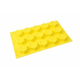 Moule en silicone pour chocolat et savon, 15x nid d'abeille