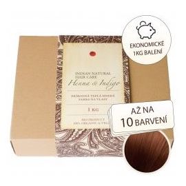 Henné et Indigo - coloration des cheveux bruns