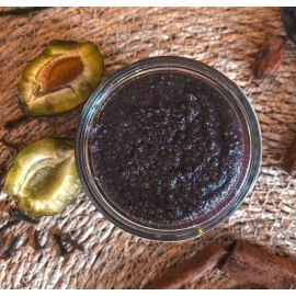 Peeling adoucissant pour la peau Prune sucrée