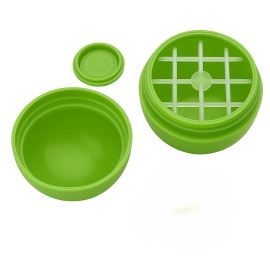 Mini œuf de poche en emballage plastique pour baumes à lèvres vert