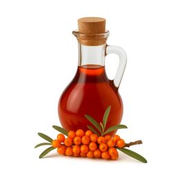 Huile d'argousier, pressée à froid