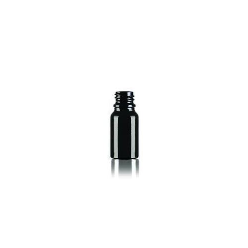 Flacon en verre, noir, 10 ml