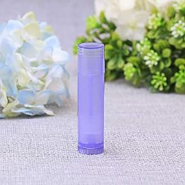 Tube pour rouge à lèvres ou baume, en plastique, transparente, 4,5 ml (1)