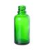 Bouteille en verre sans couvercle, verte, 30 ml, 1 pc