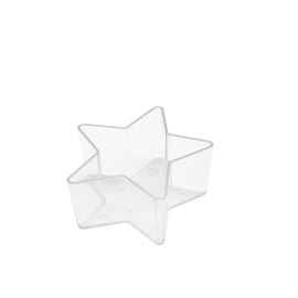 Moule en plastique pour petites bougies chauffe-plat, étoile