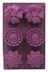 Moule en silicone pour savons ou chocolat - fleurs 6x